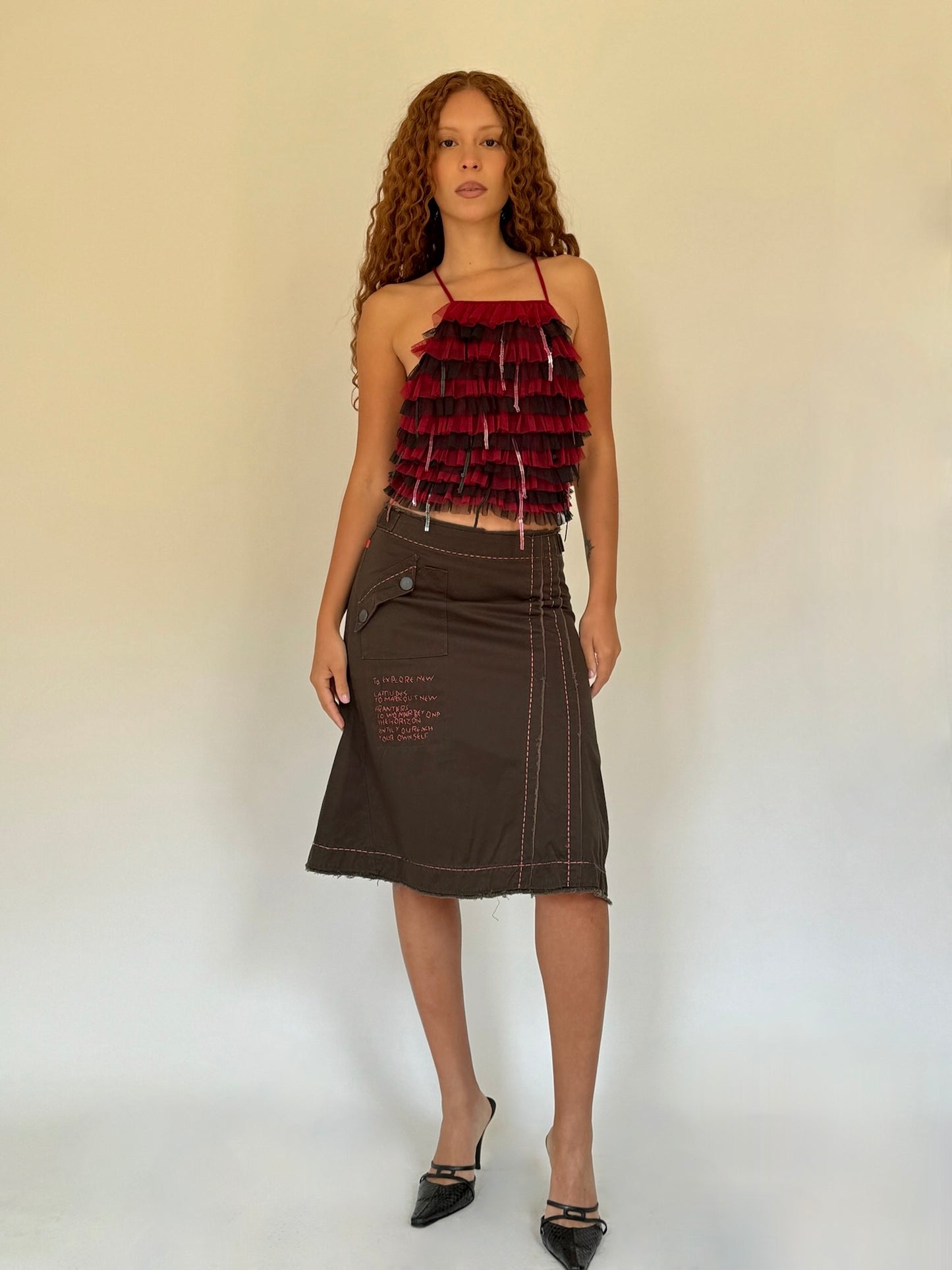 Raw Edge Tech Skirt