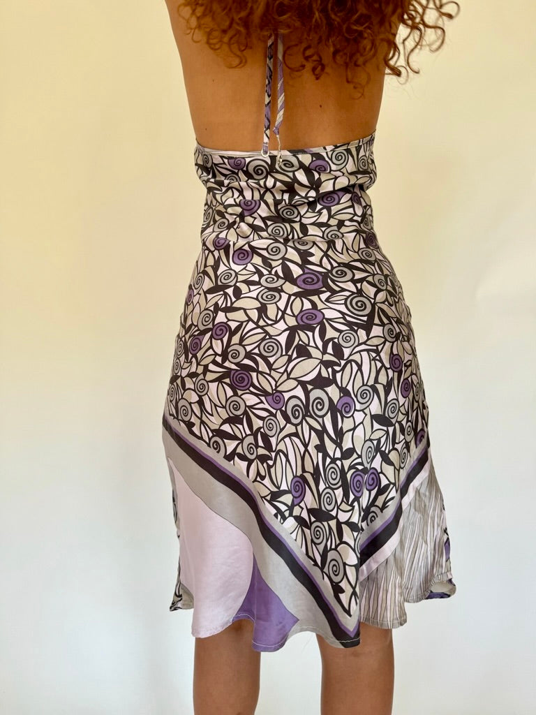 Lavender Silk Dress
