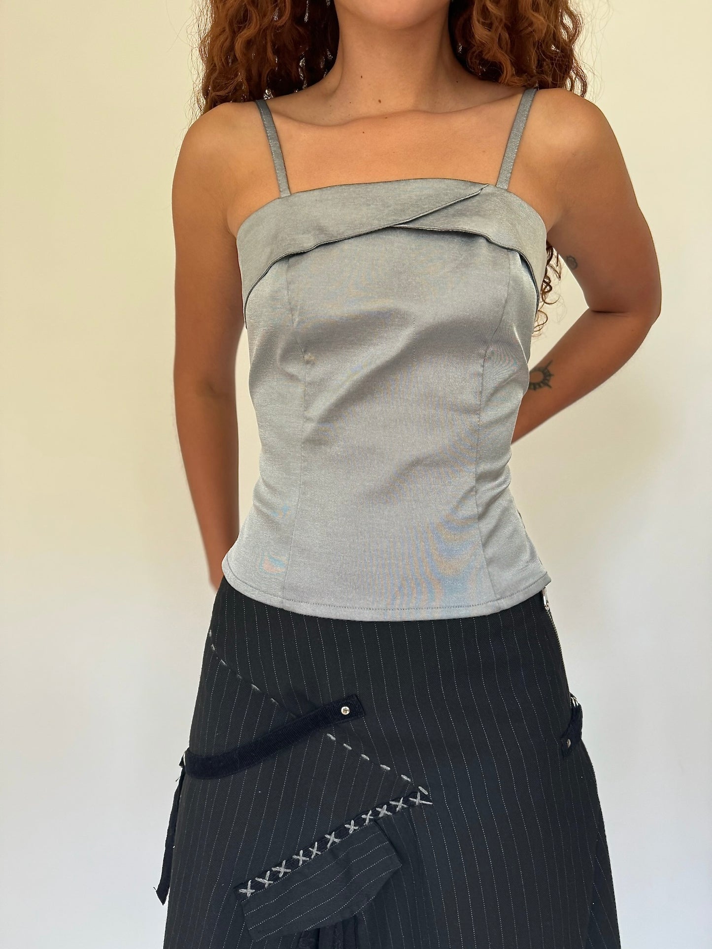 Metallic 90's Bustier