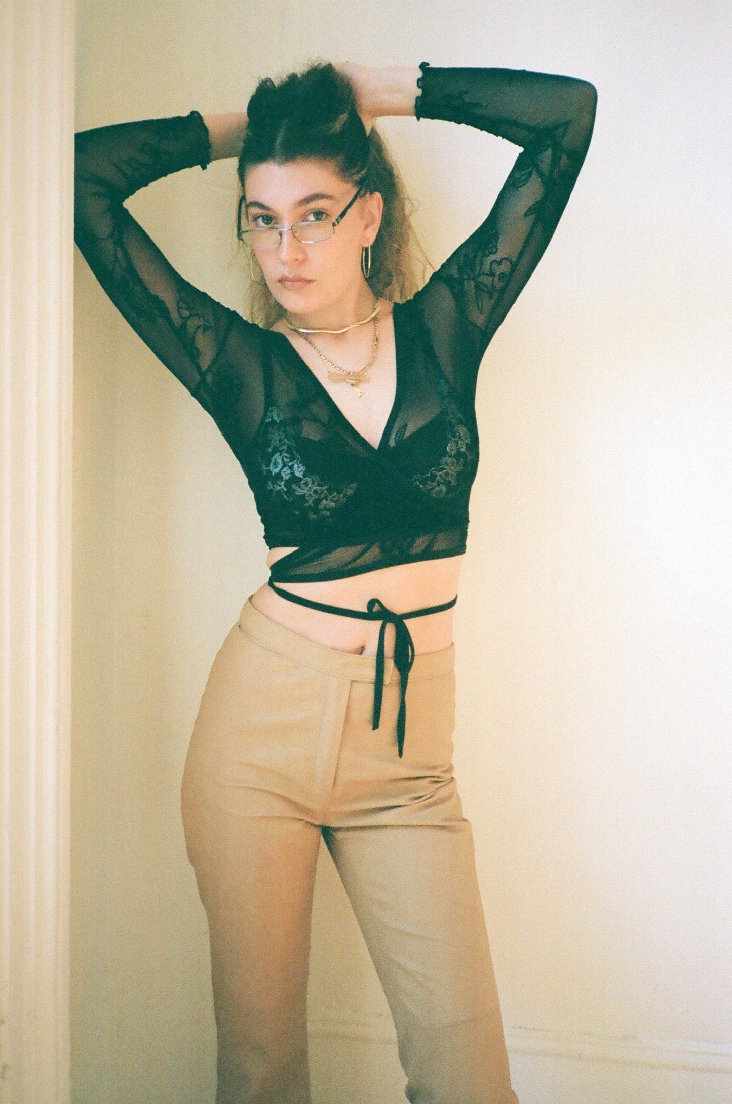 Beige Pants