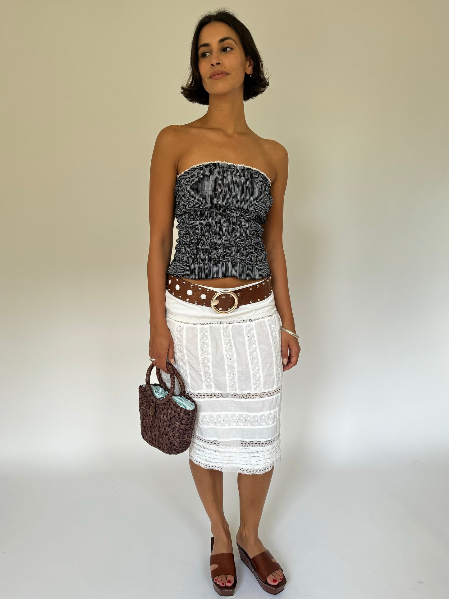 Eyelet Skirt