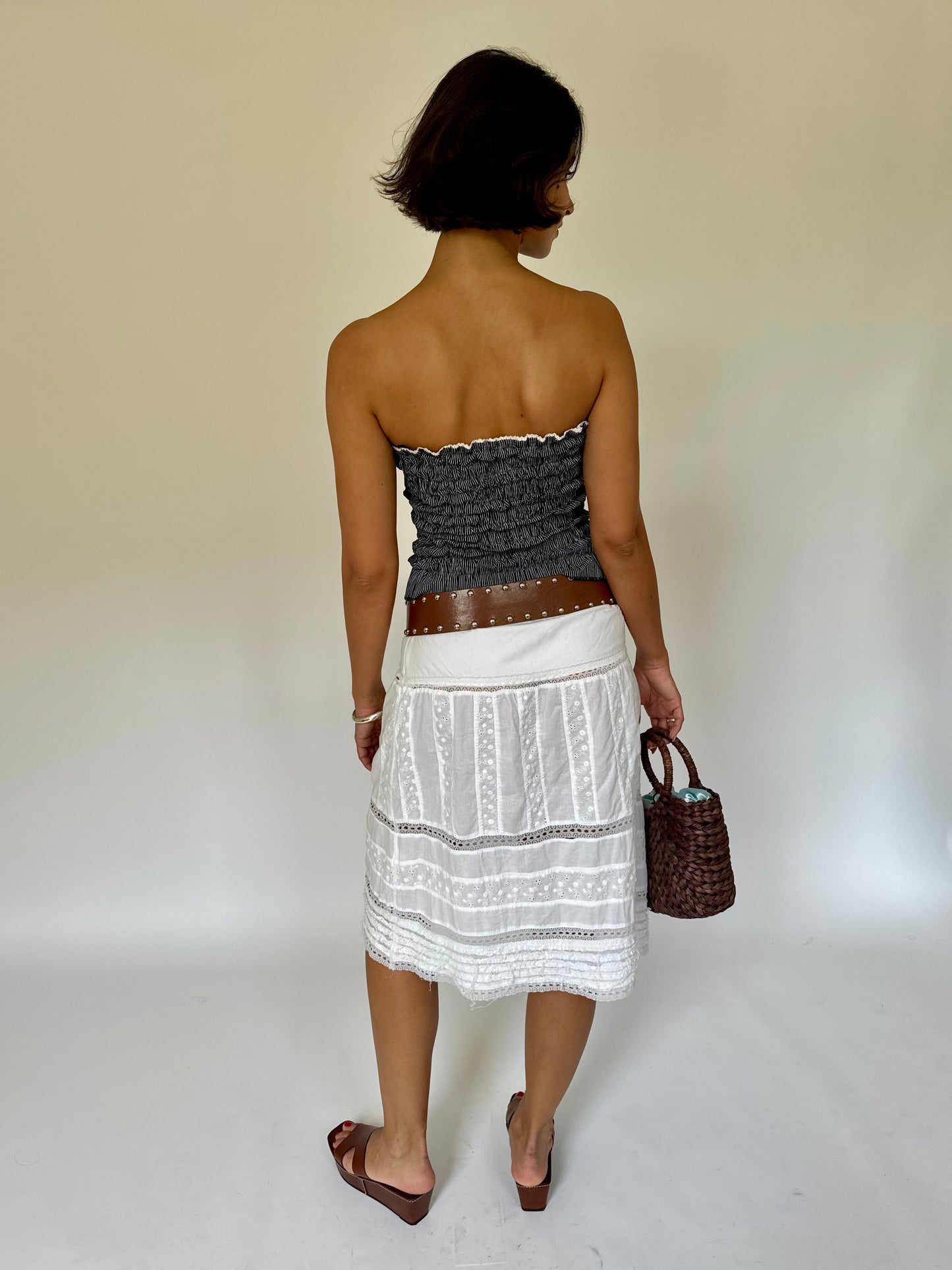 Eyelet Skirt
