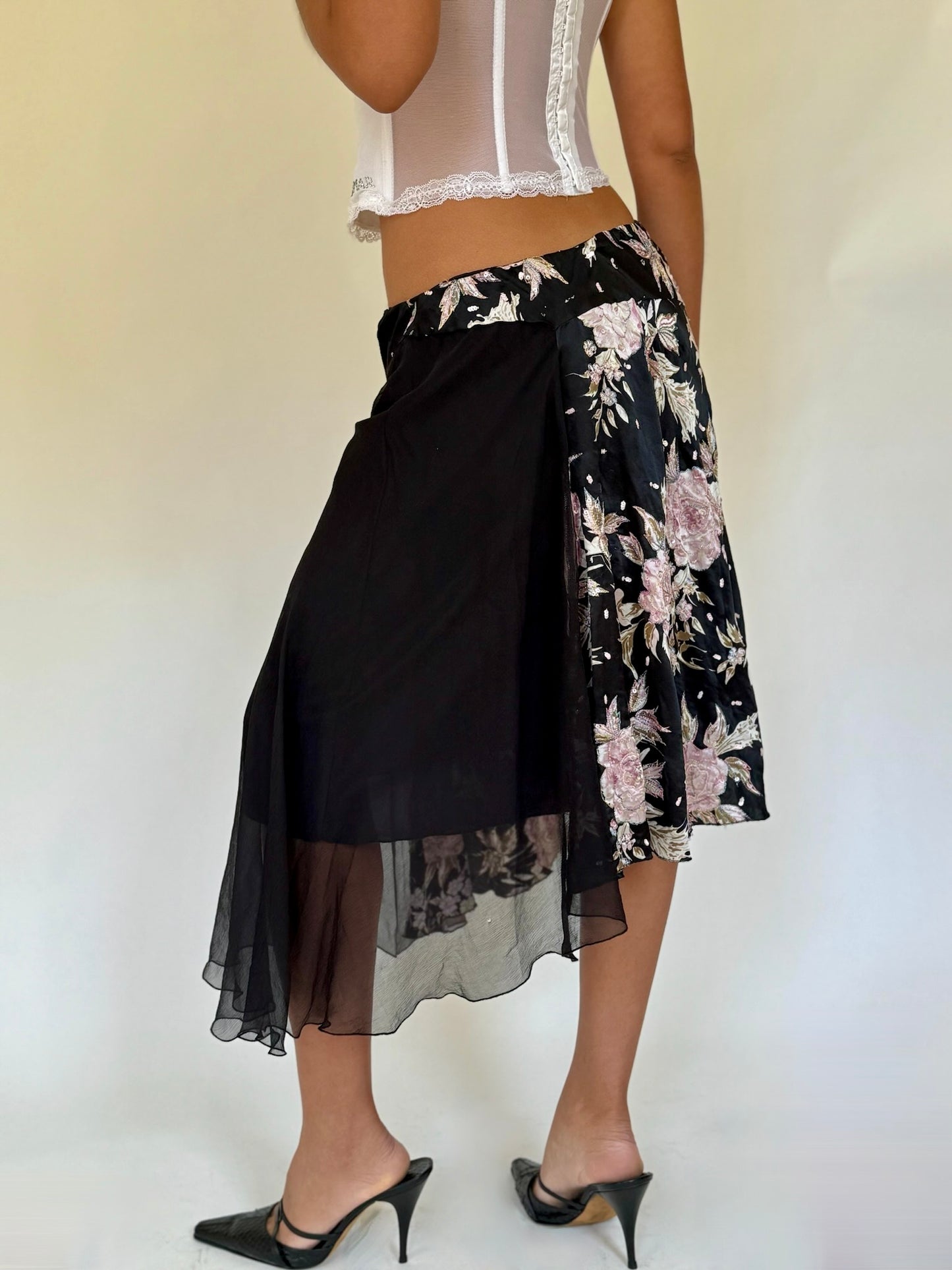 Silk Rose Skirt