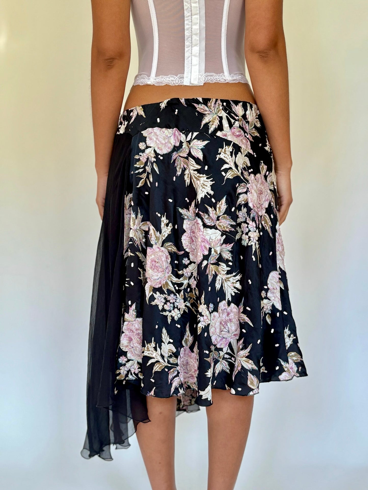 Silk Rose Skirt