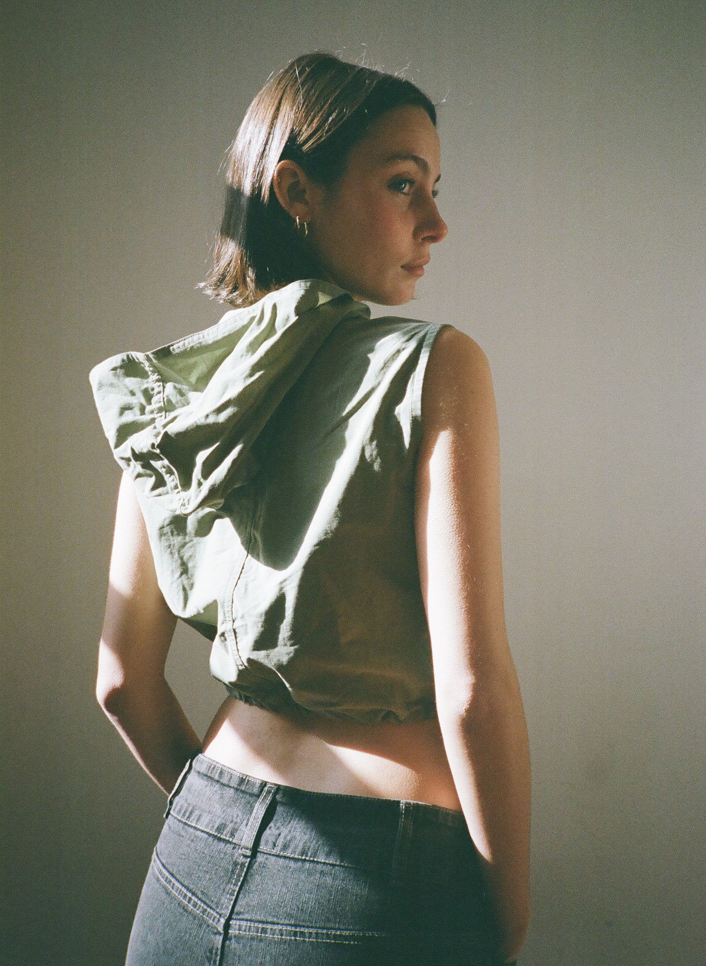 Green Cargo Vest