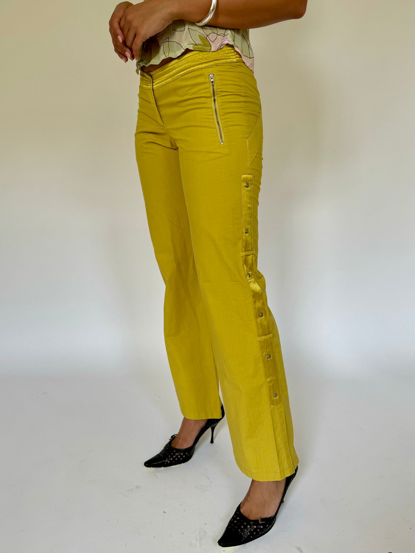 Chartreuse Capri Pants