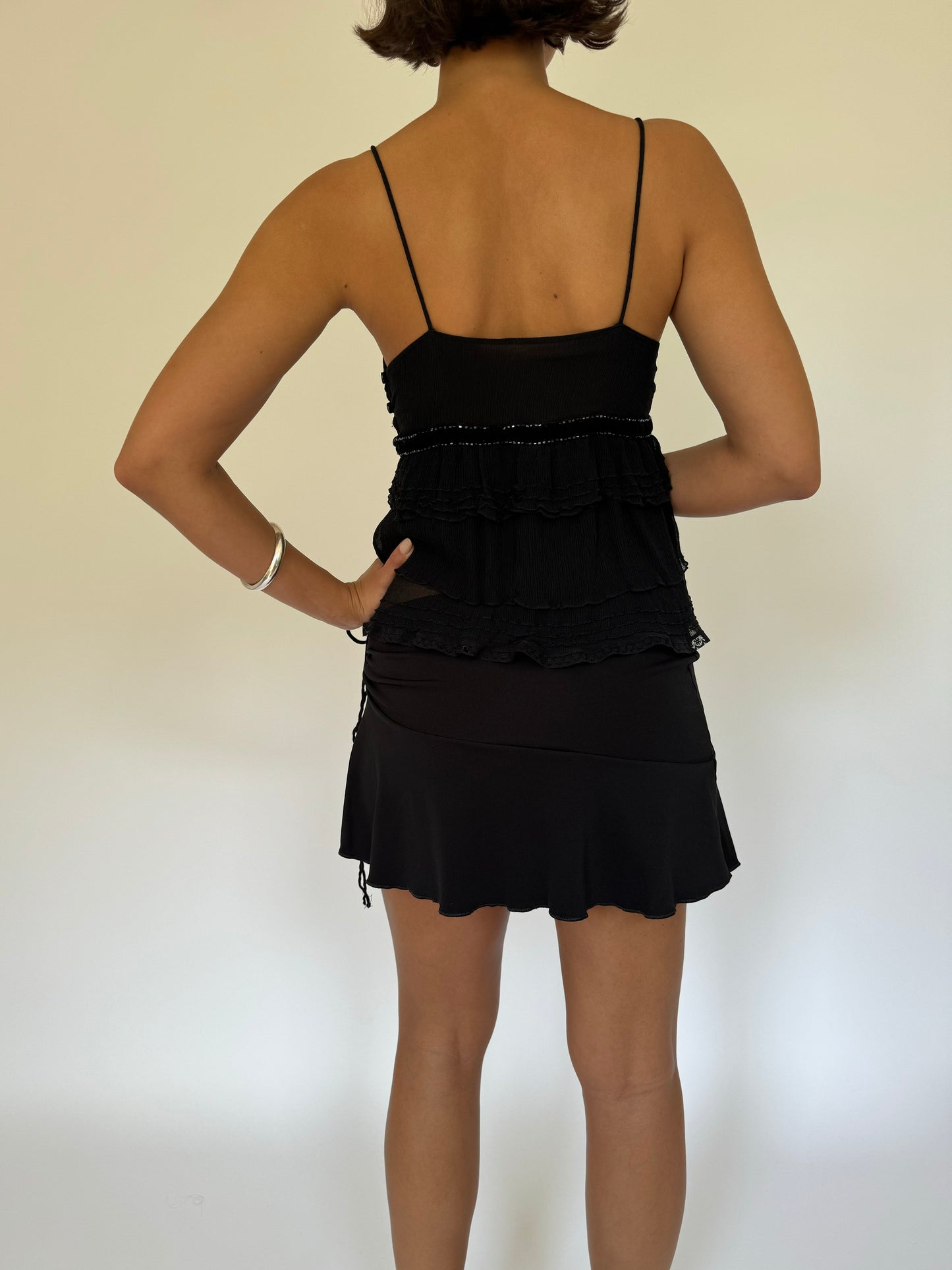 Ruffle Mini Skirt