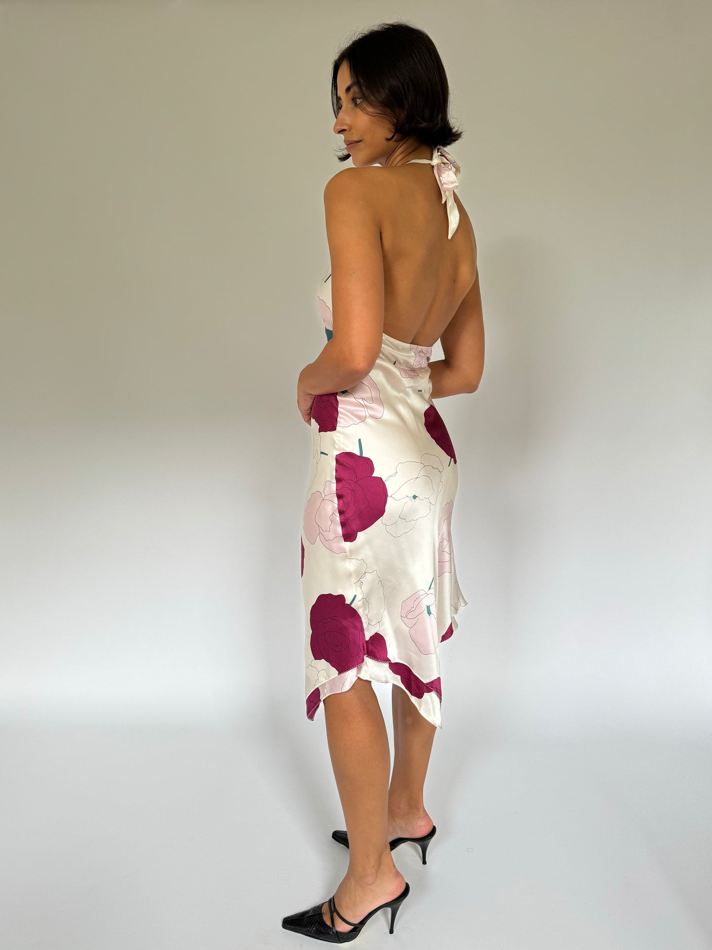 'Poleci' Silk Dress