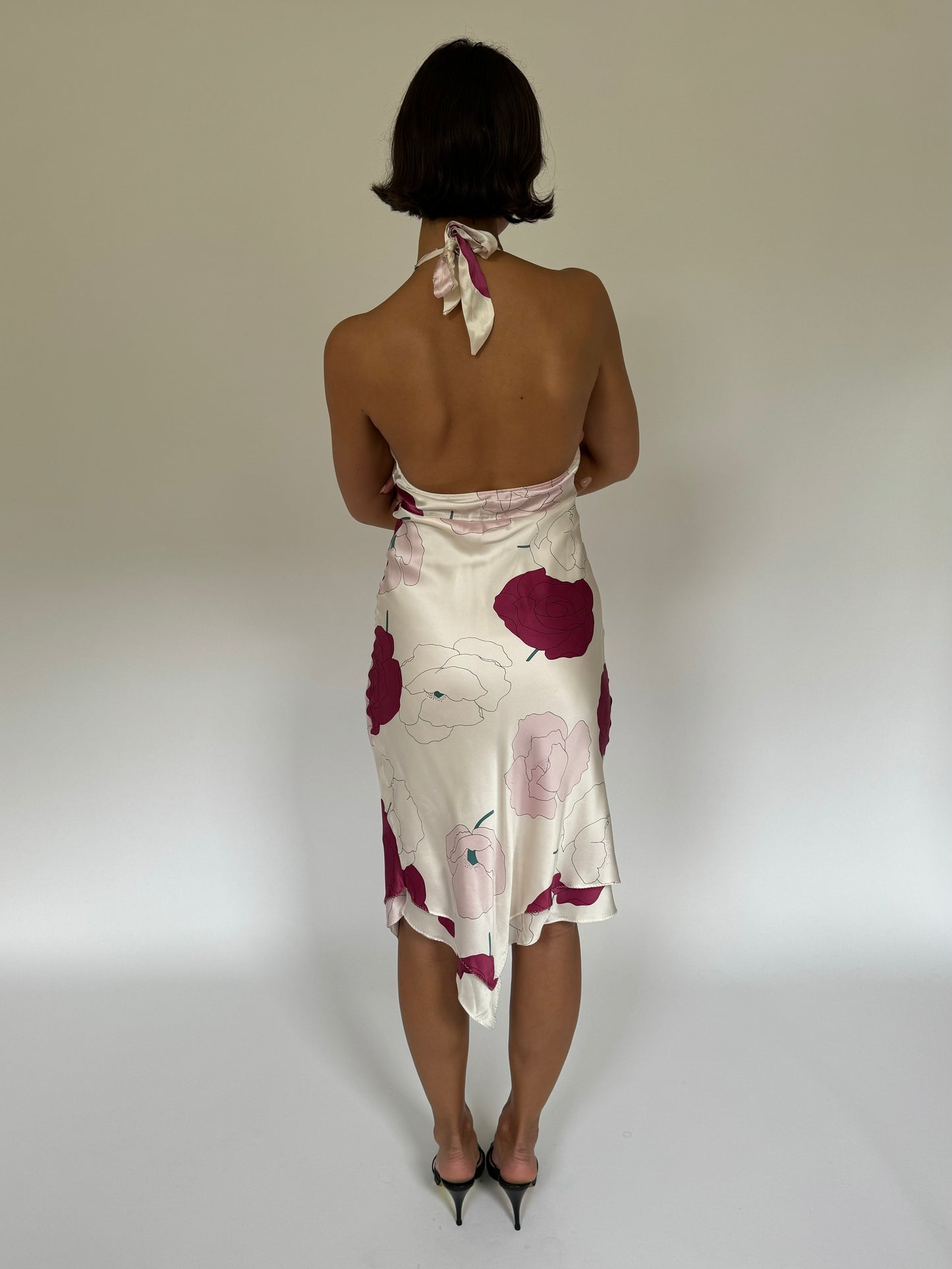 'Poleci' Silk Dress