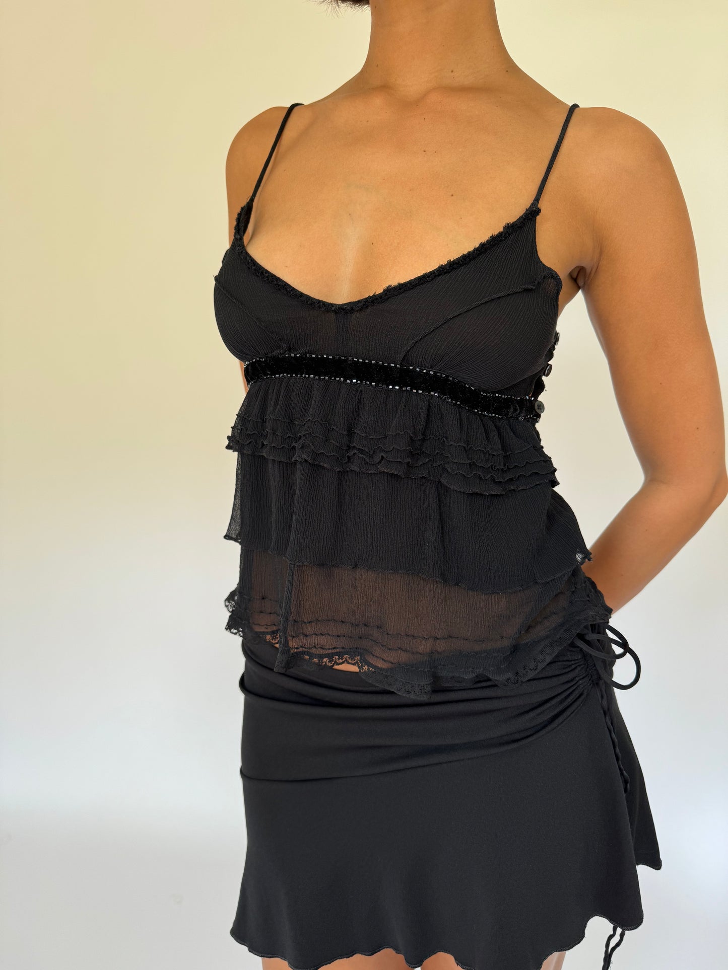 Silk + Lace Cami