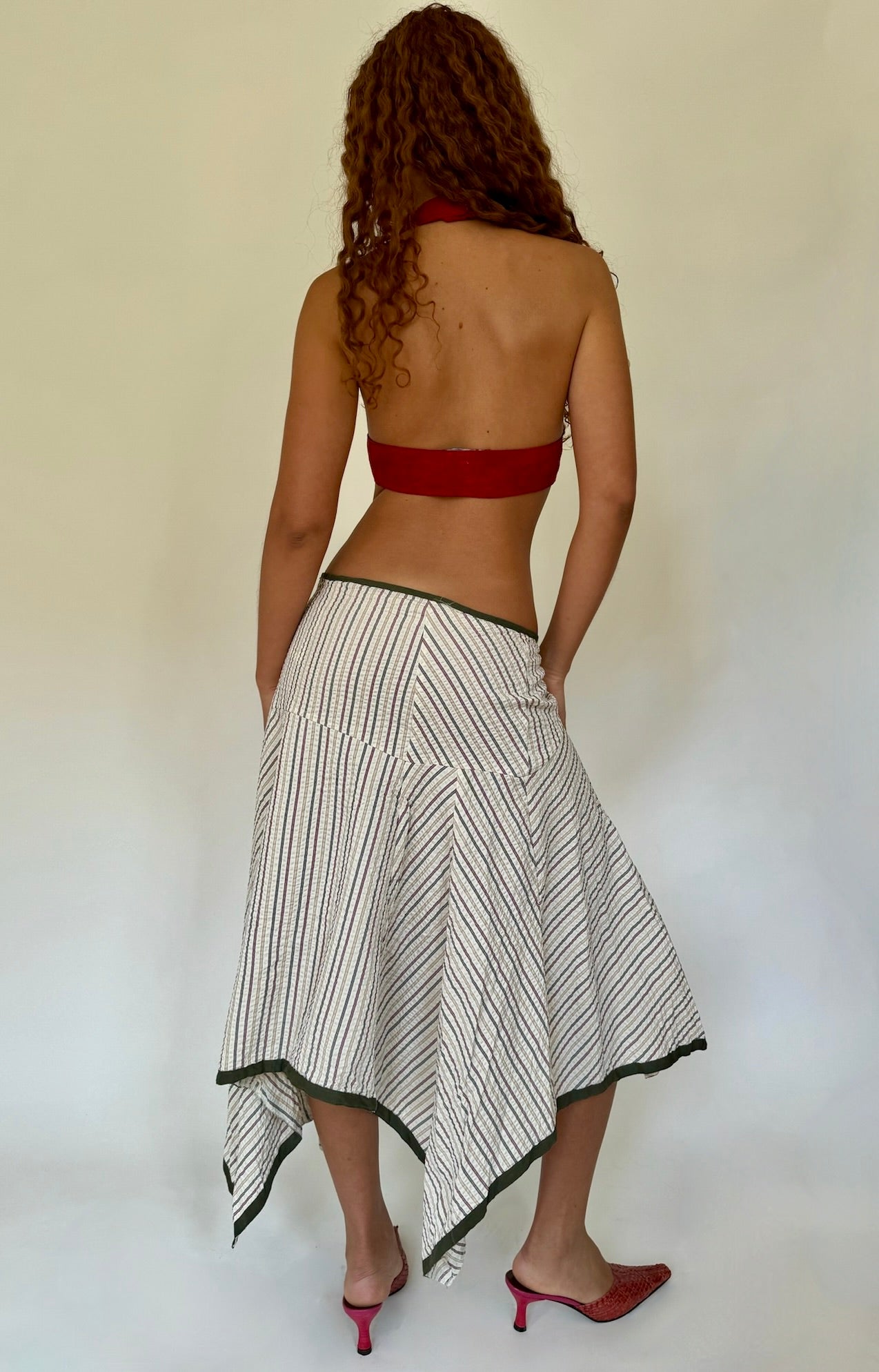 Striped Gauze Skirt