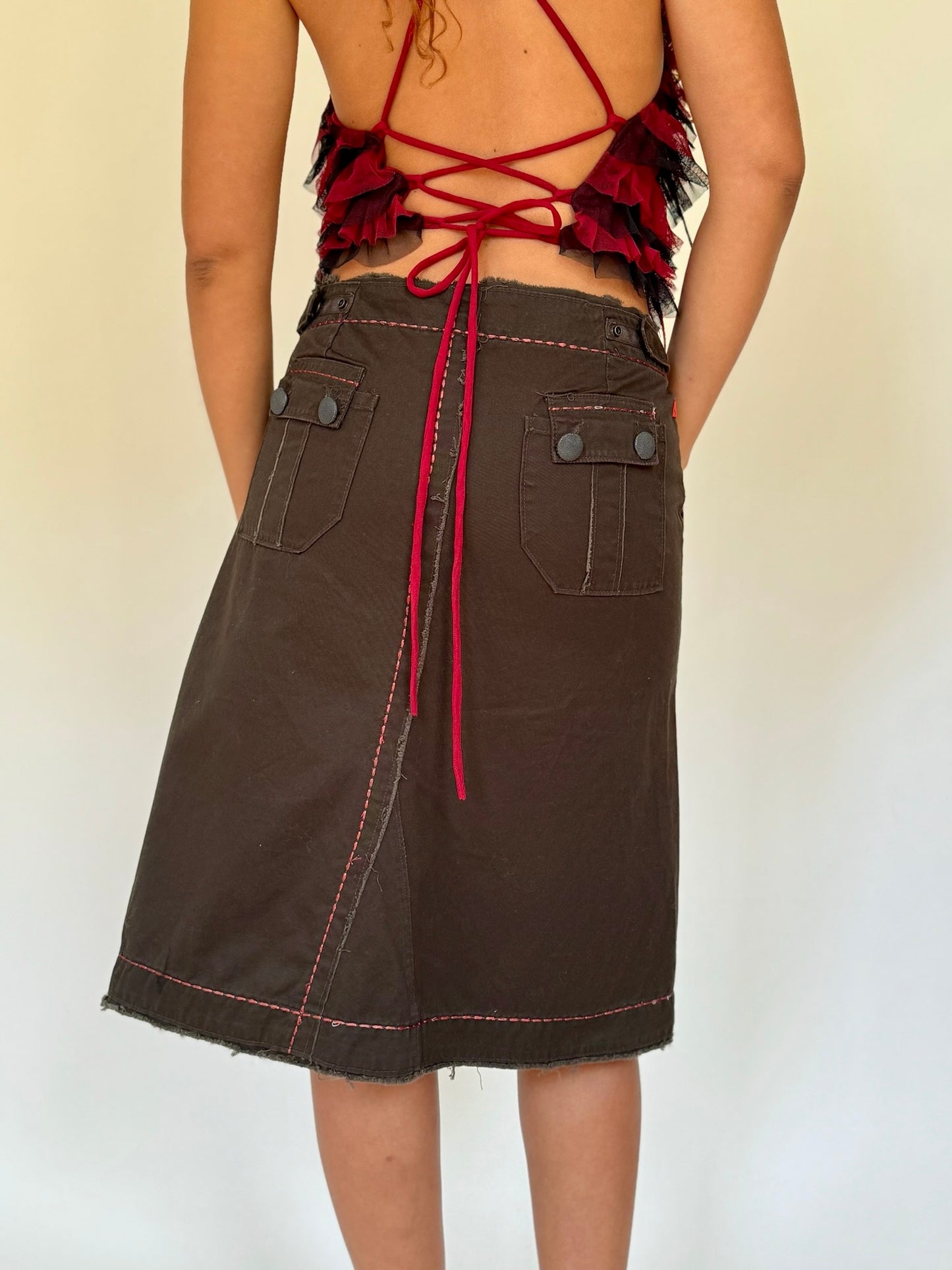 Raw Edge Tech Skirt