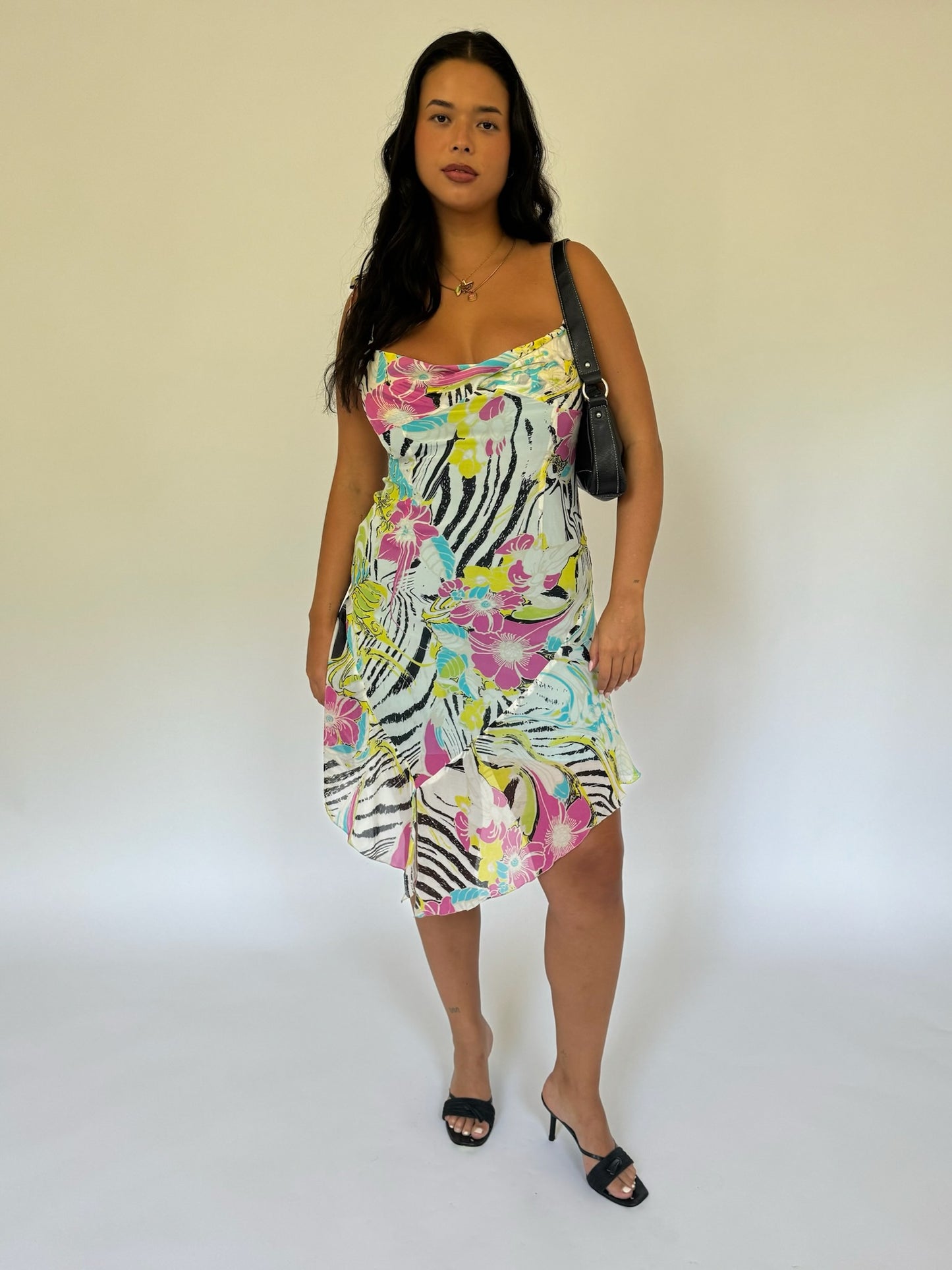 Zebra Floral Dress
