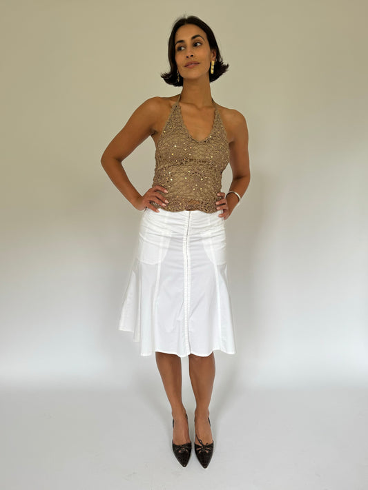 Crochet Sequin Halter