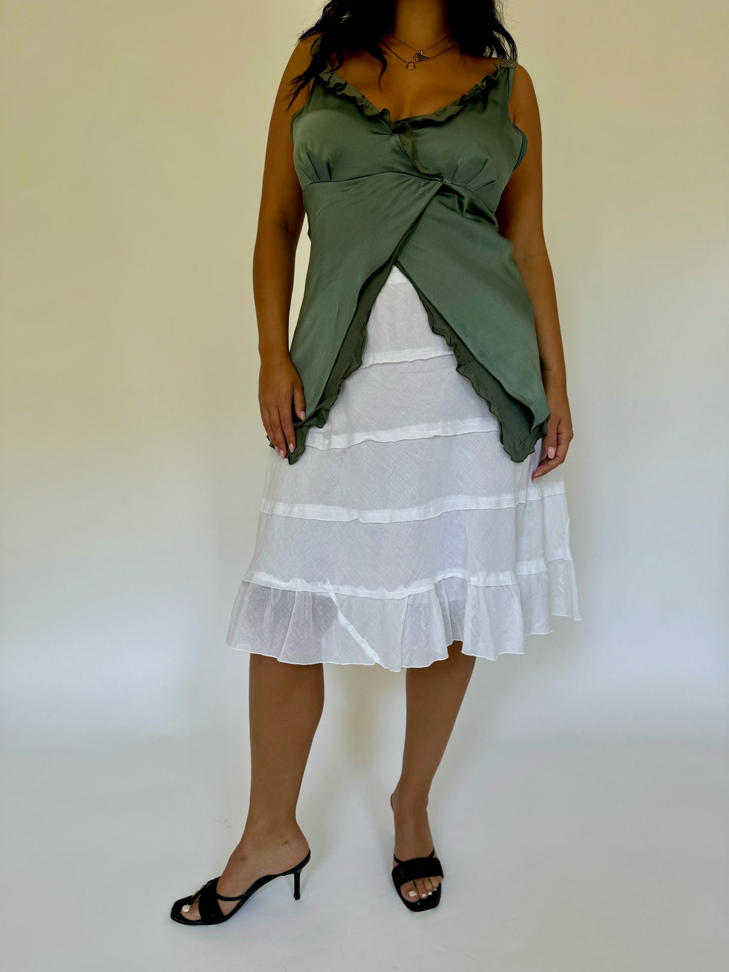 Ruffle Layered Skirt